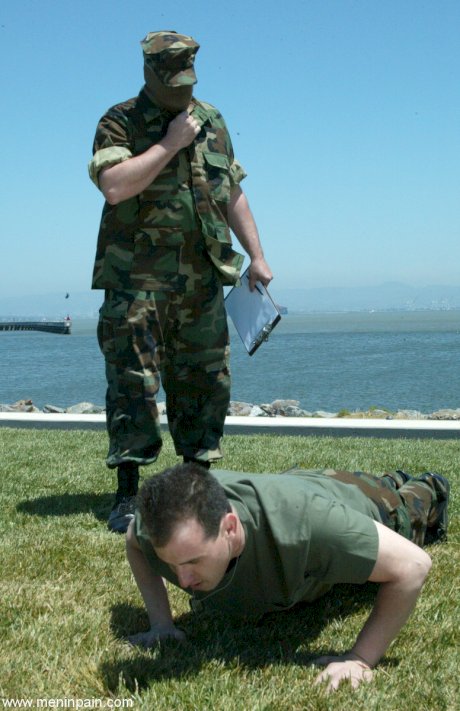 Asian general Mika Tan disciplines a soldier and grabs his dick