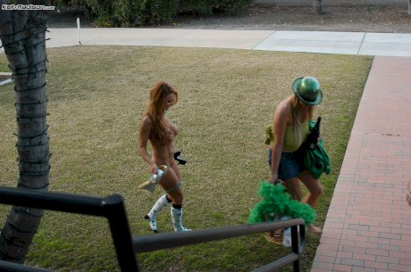 Two classy MILFs Janet Mason and Kelly Madison stripping their dresses