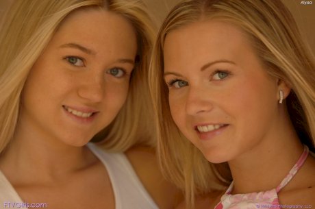 Delightful teen with a tasty cunt Alyssa undresses and poses outdoors