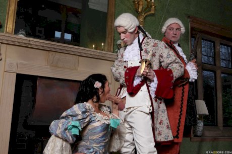 Saucy big boobed beauty Emily B gets roughly banged by Sir Danny D