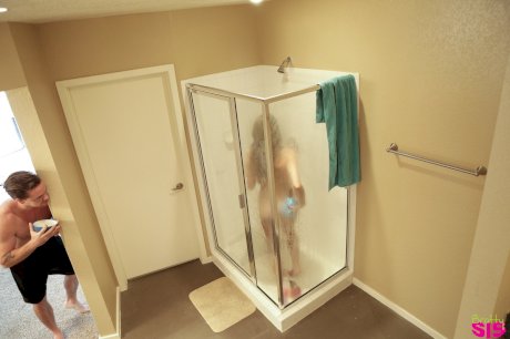 Innocent teen Lily Adams gets woken up and fucked by her horny boyfriend
