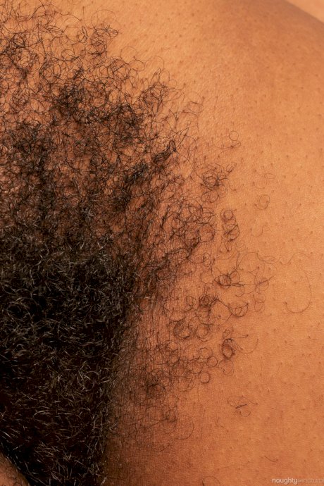 Curvaceous amateur Erykah Ohms displays her exotic hairy pussy up close