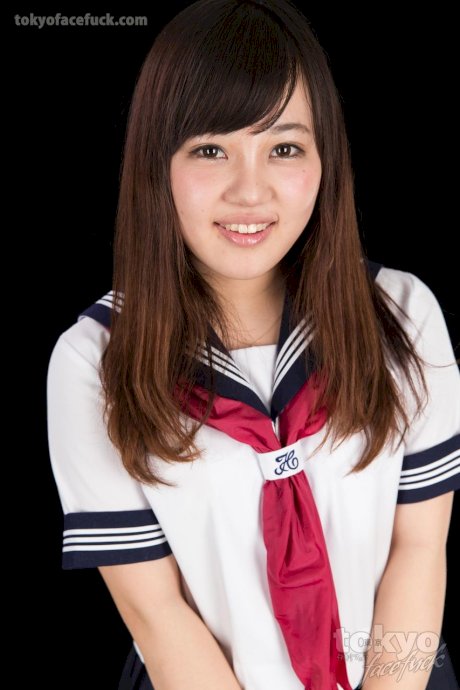 Japanese girl exposes upskirt underwear before being mouth fucked