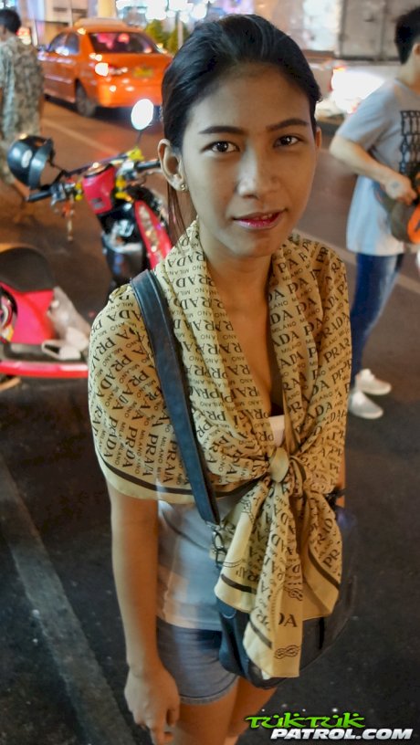 Pretty local Thai babe Jay gets nude at the hotel and shows her hairy twat