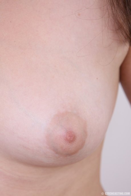 Plump girl Klara stands fully clothed before making her totally nude debut