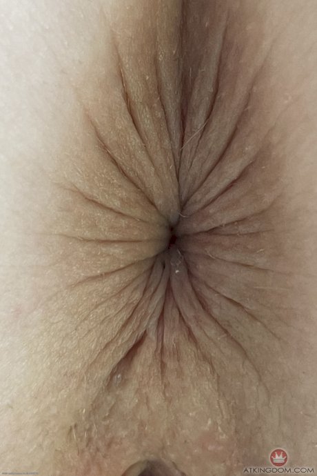 Slender ginger teen Madi Collins displays her shaved love holes in a solo