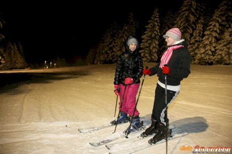 Teen girls explore the joys of lesbian sex after hitting the slopes