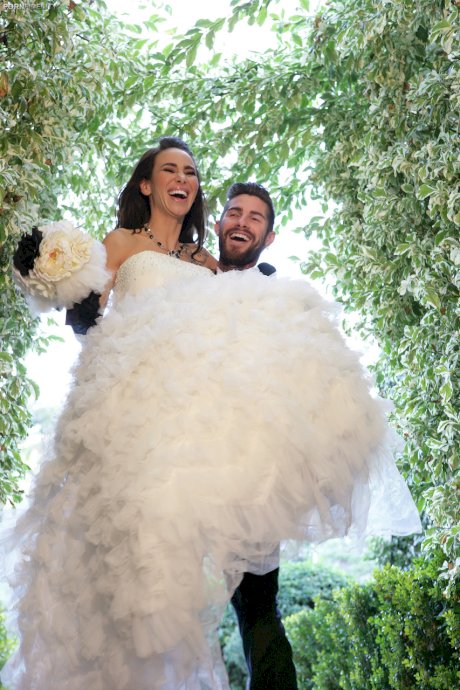 Bride with huge bosoms Sandee Westgate rides dick on first wedding night