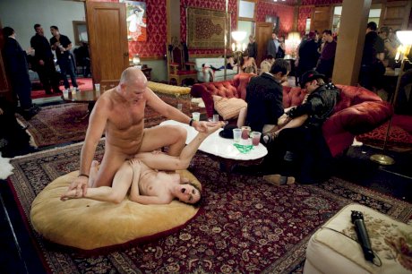 When pornstars get together for a party it's sure to be a swinging good time
