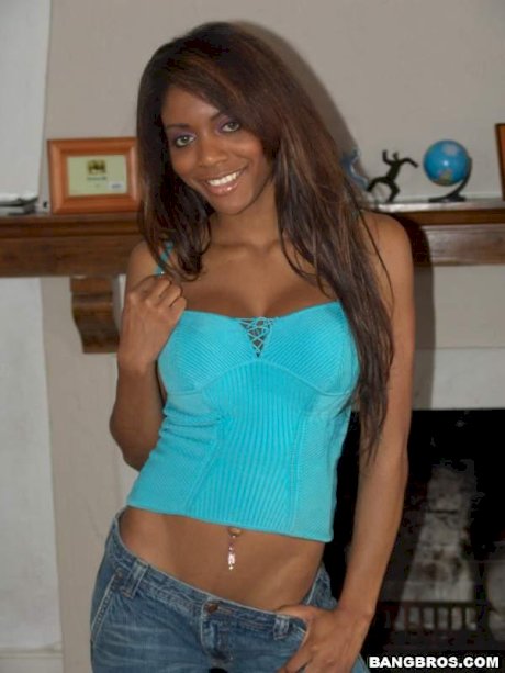 Busty ebony Ashlee Cleveland drains cum out of a white dick and swallows it