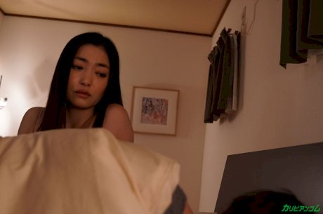 Two Japanese babes Maki Hojo & Ryu Enami fuck in an intense Asian foursome