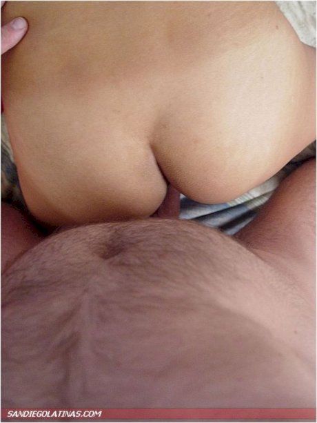 Latina first timer sucks and rides a cock from a POV perspective