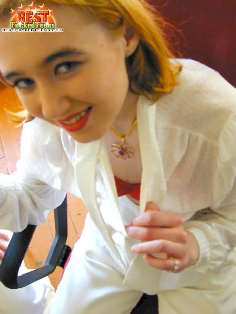 Redhead stepsisters with hairy twats get drunk after getting naked