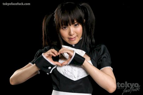 Cute Japanese maid is forced into having her pretty face fucked