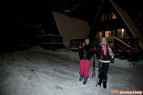 Teen girls explore the joys of lesbian sex after hitting the slopes