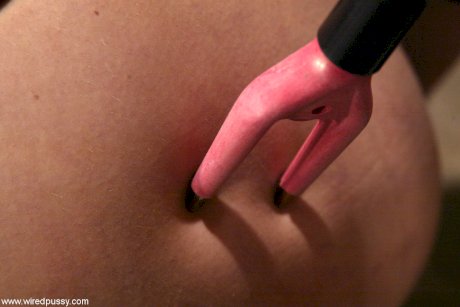 Wired Pussy performed by Angelene Black, Sandra Romain Hot Images