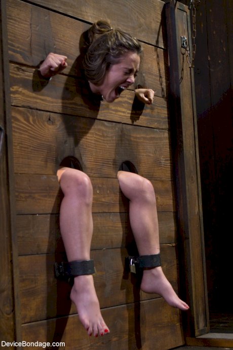 Evil Isis Love humiliates helpless Cristina Rose as she endures rough BDSM sex