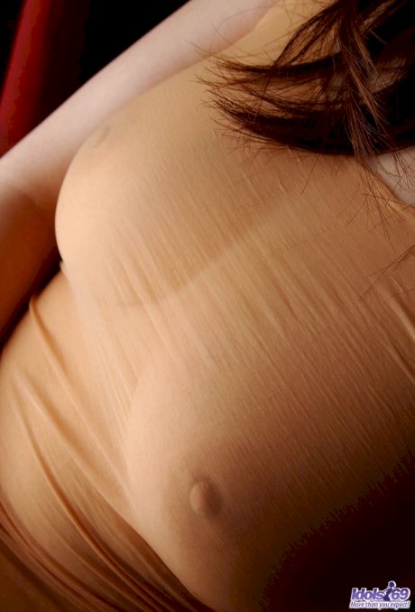 Japanese teen Sumire Aida puts her full bush on display after getting naked