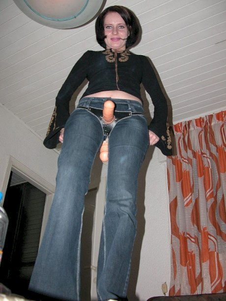 Femdom Helen Sykes strips naked while playing with her BDSM sex toy