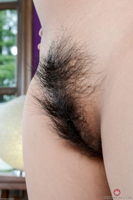 Asian cutie Omorose on all fours showcasing her unshaved asshole & furry pussy